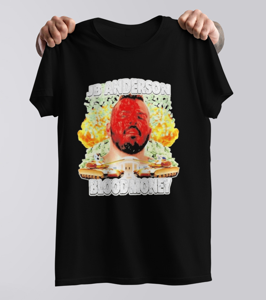 JB Anderson Bloodmoney 90s Bootleg Explosion Cash Tanks T-Shirt