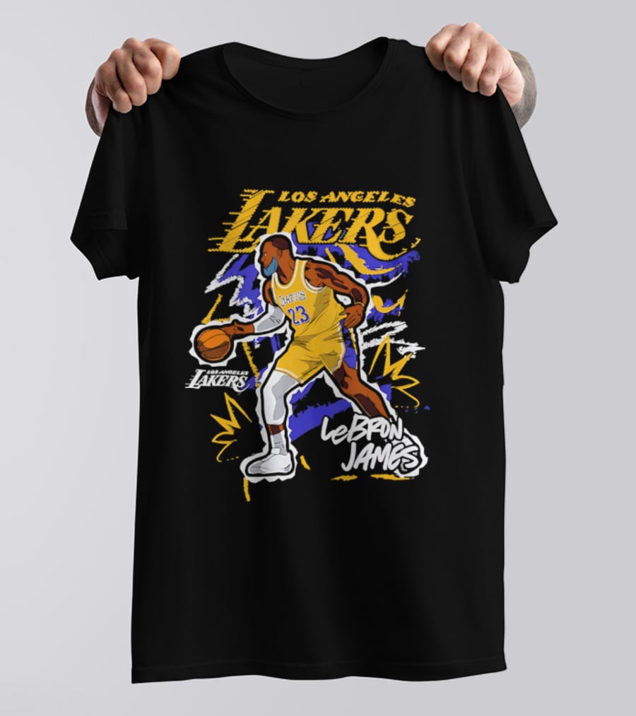 LeBron James Los Angeles Lakers Basketball T-Shirt