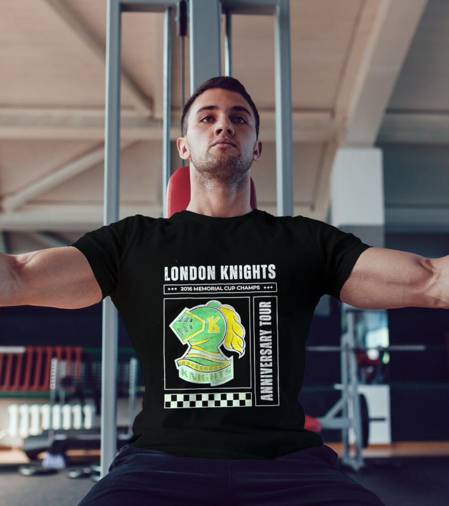 London Knights 2016 Memorial Cup Champs Anniversary Tour T-Shirt