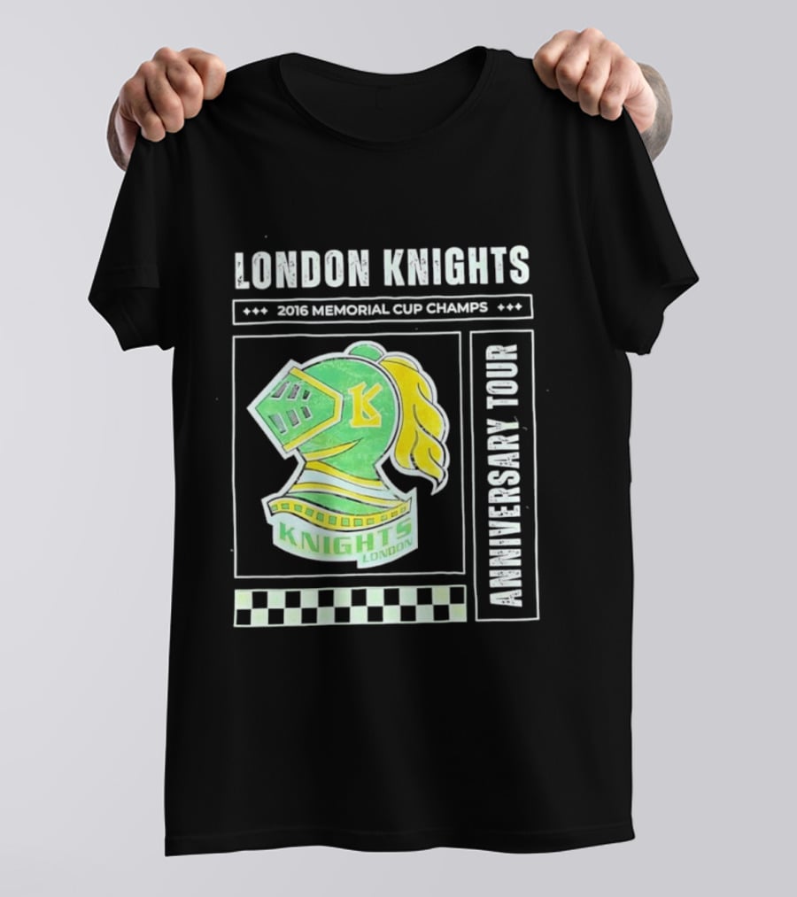 London Knights 2016 Memorial Cup Champs Anniversary Tour T-Shirt