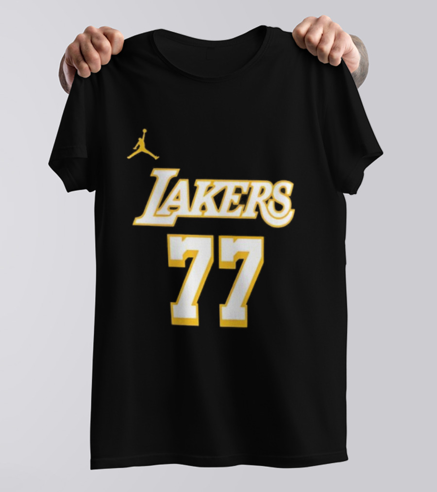 Luka Doncic Lakers 77 Jordan T-Shirt