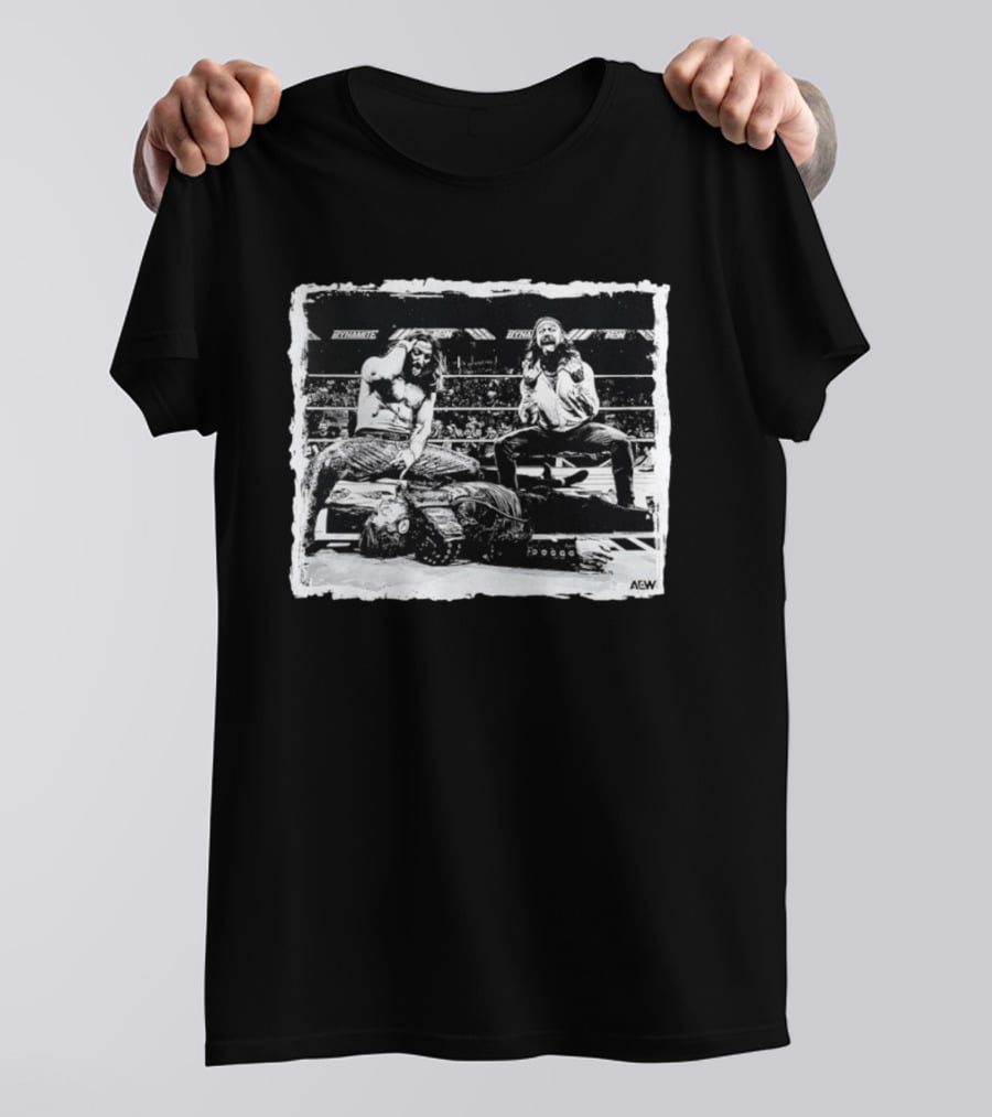 Matt Jackson Nick Jackson Kenny Omega AEW Dynamite Wrestling Moment T-Shirt