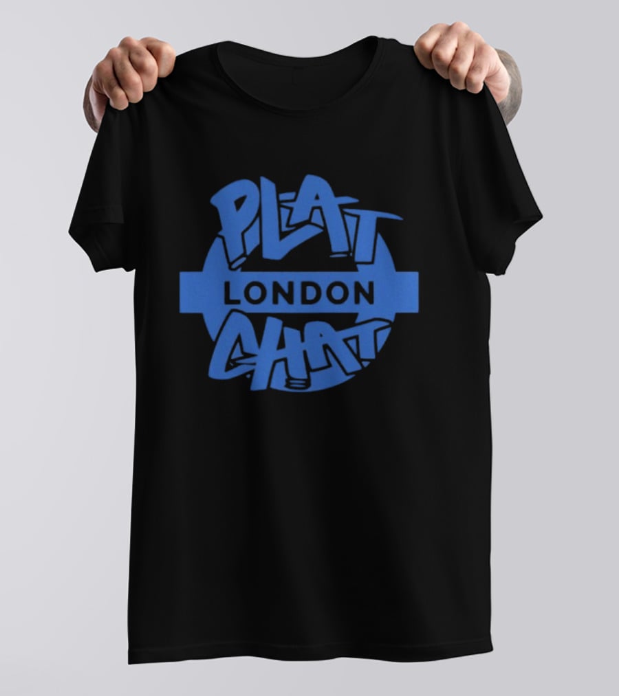 Plat Chat London Blue Roundel T-Shirt