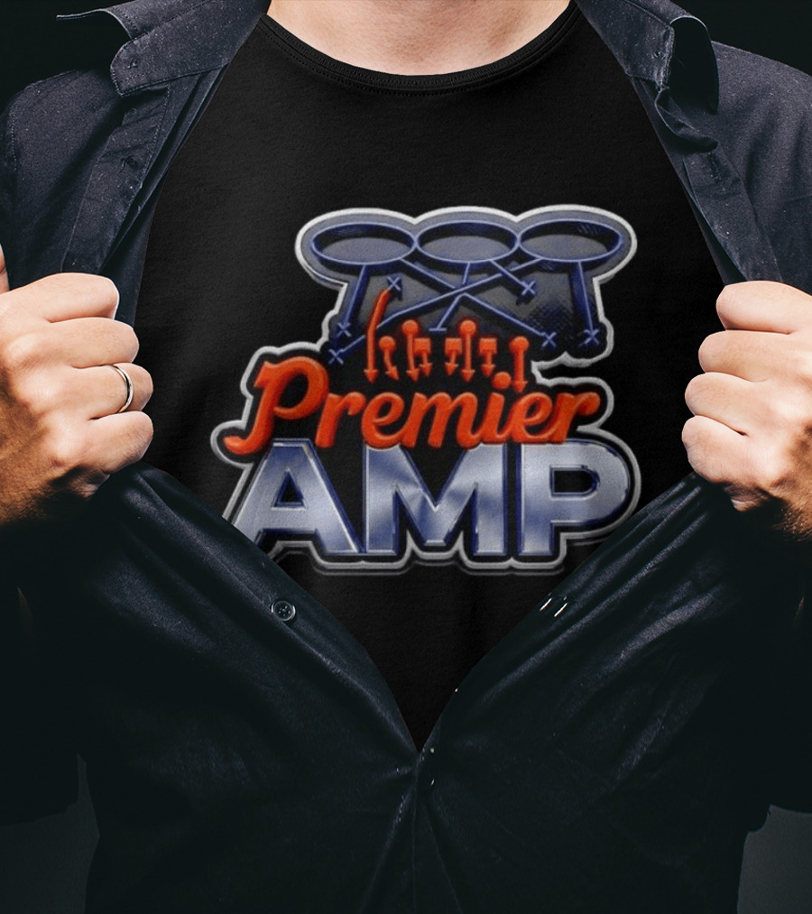 Premier AMP Drumsticks Football T-Shirt