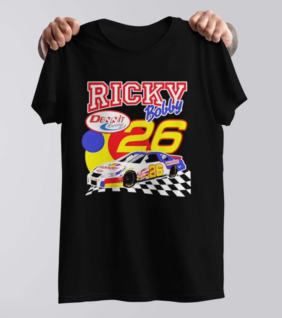 Ricky Bobby Dennit Racing 26 Wonder Talladega Nights Car T-Shirt