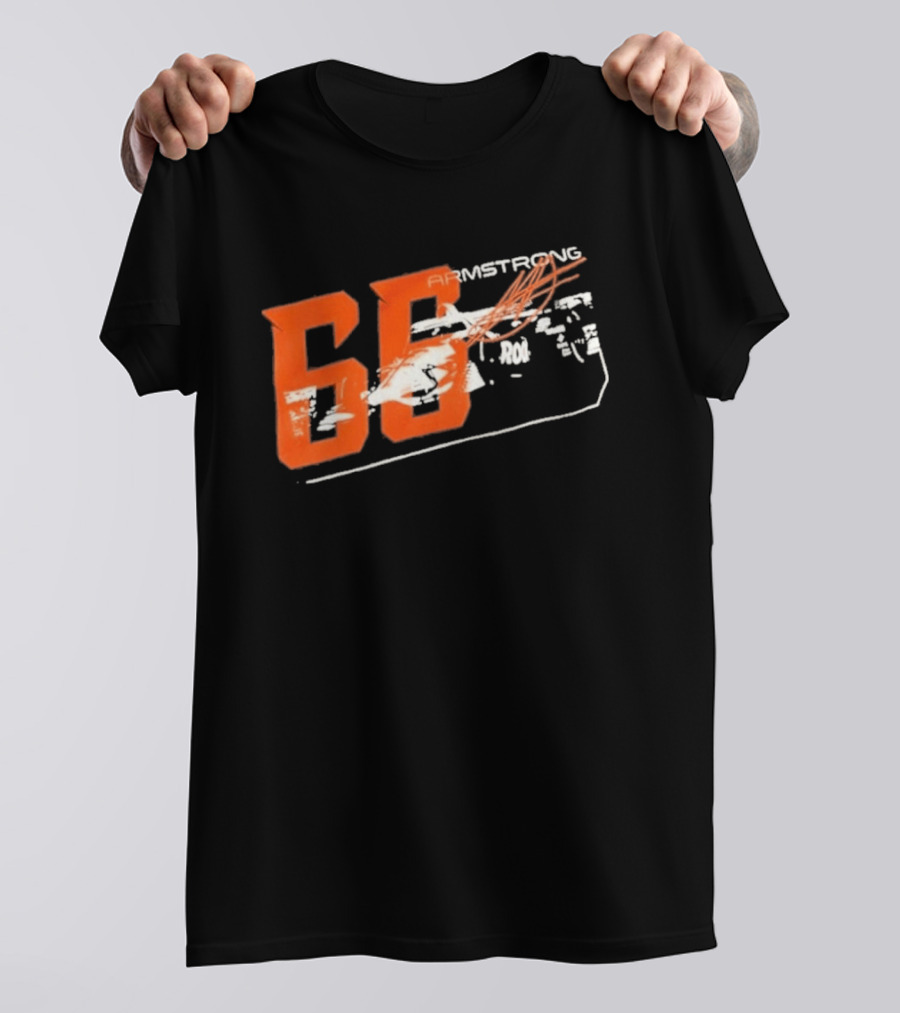 Armstrong 66 Racing Number With Dynamic Speed Lines T-Shirt