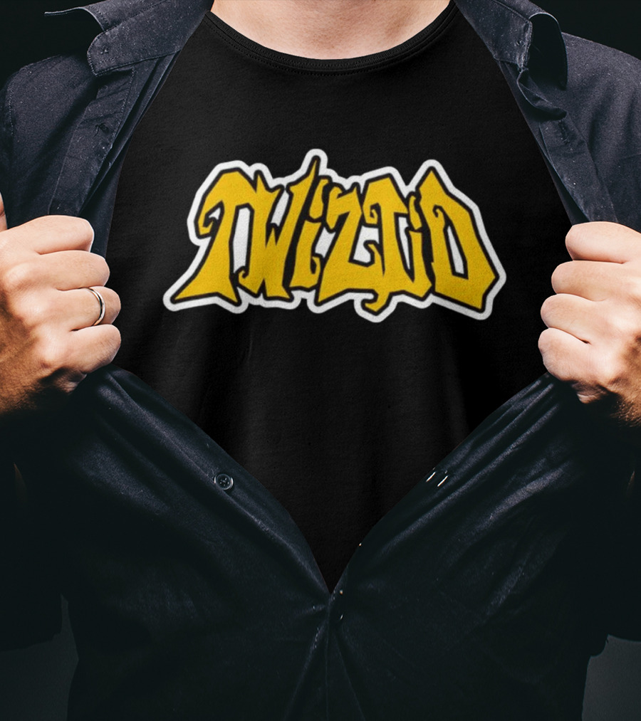 Twiztid Yellow Bold Lettering Monogram T-Shirt