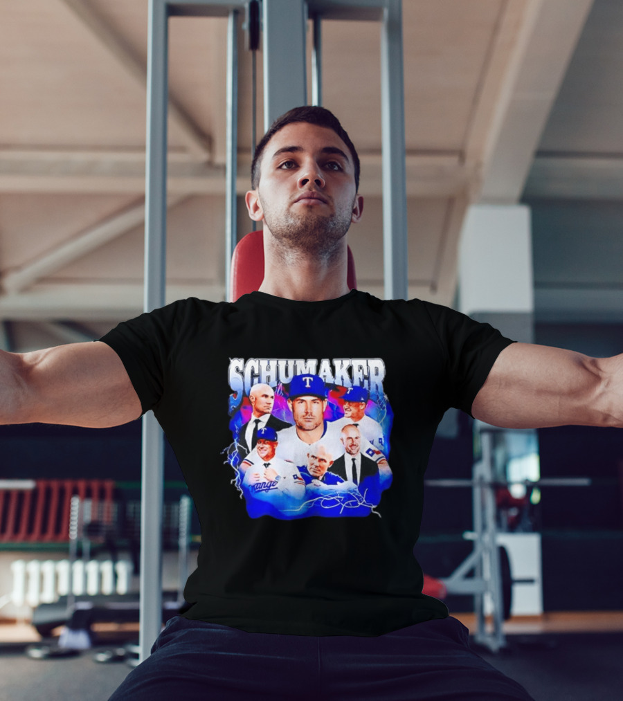 Skip Schumaker Texas Baseball Collage T-Shirt