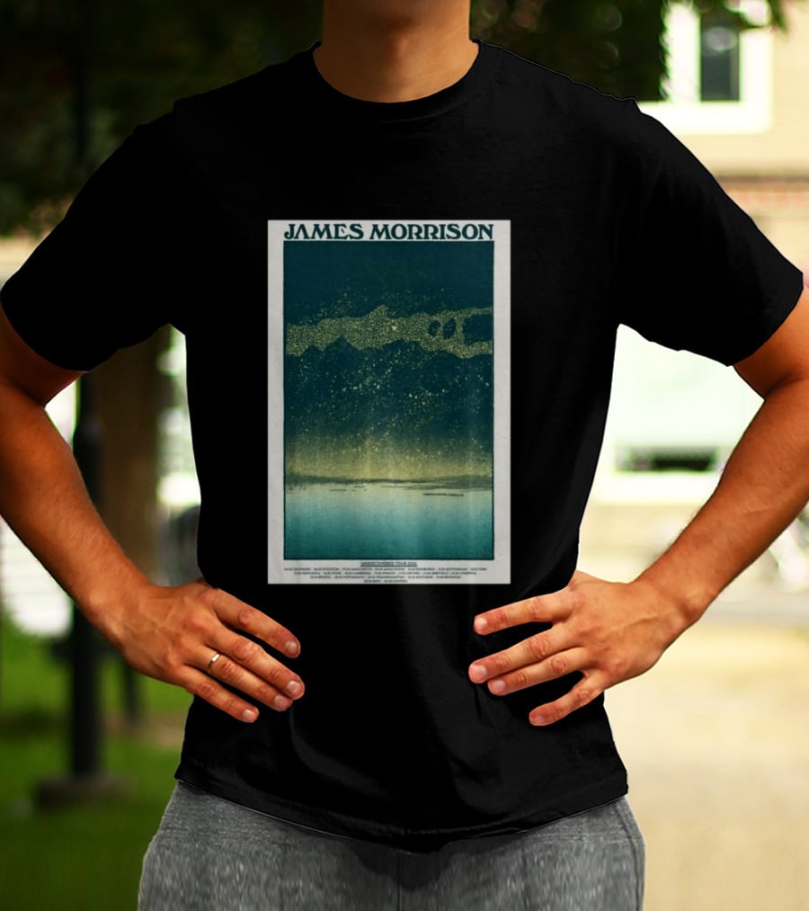 James Morrison Undiscovered Tour 2026 Retro Aesthetic T-Shirt