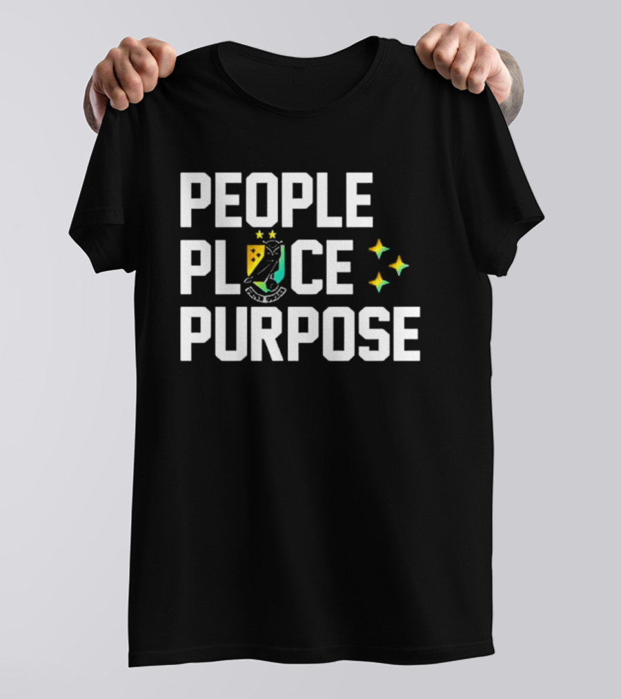 People Place Purpose LGBTQ Pride Month Rainbow Stars T-Shirt