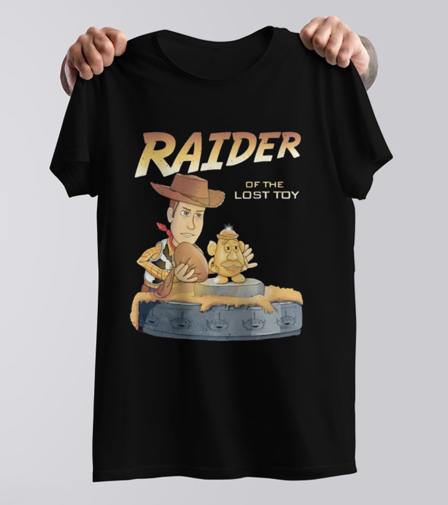 Raiders Toy Story Woody Mr Potato Head Lost Toy T-Shirt