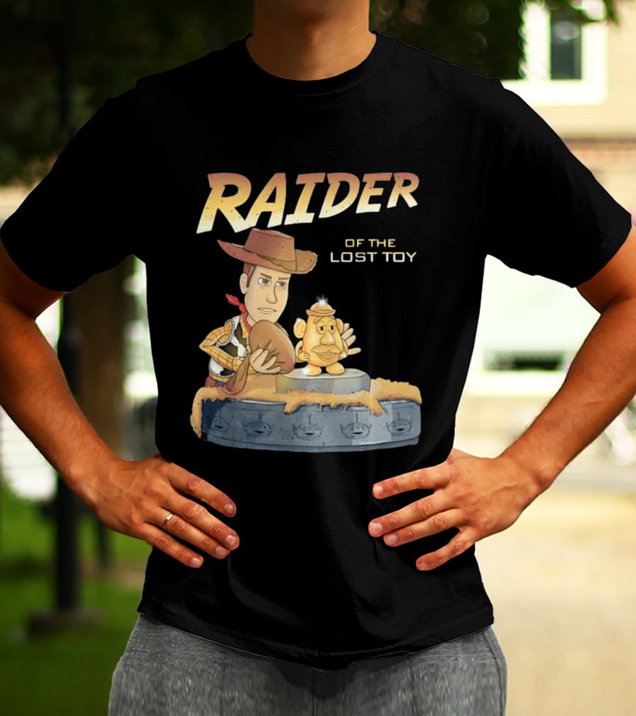 Raiders Toy Story Woody Mr Potato Head Lost Toy T-Shirt