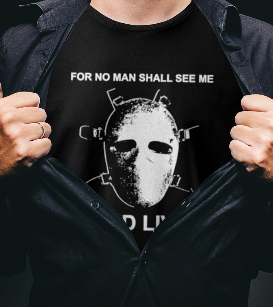 World Peace For No Man Shall See Me And Live Mask T-Shirt