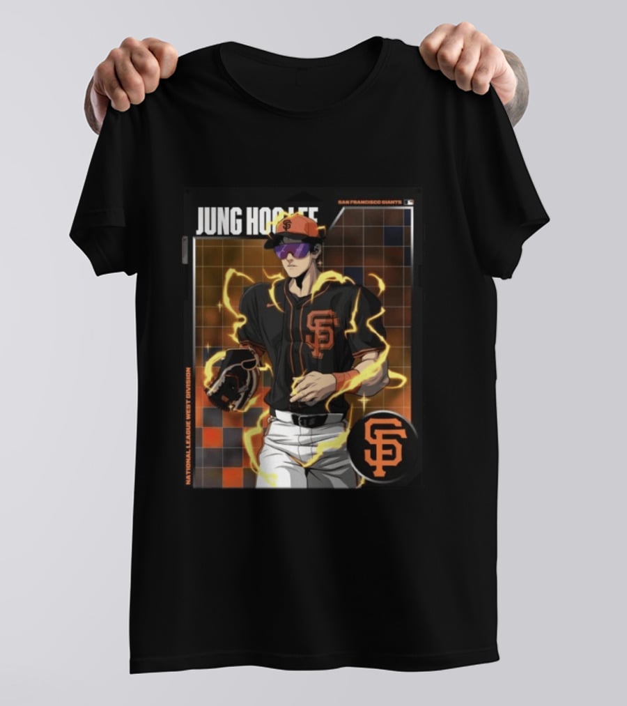 Jung Hoo Lee San Francisco Giants National League West Division Super Saiyan T-Shirt