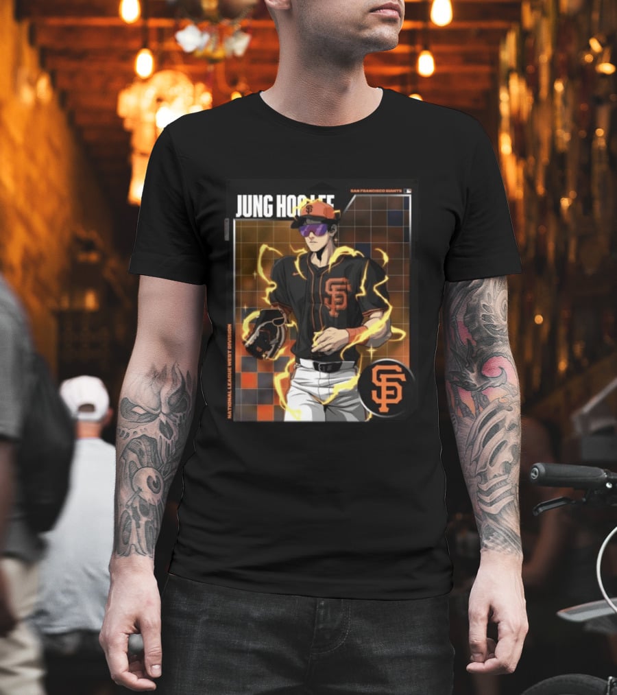 Jung Hoo Lee San Francisco Giants National League West Division Super Saiyan T-Shirt