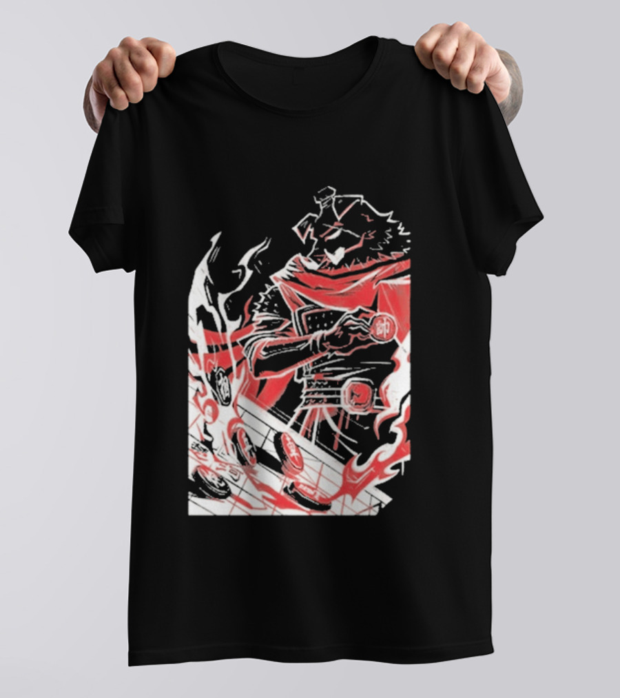Technoblade Of War Gamer Tribute Epic Medieval Style Scarf And Flames T-Shirt