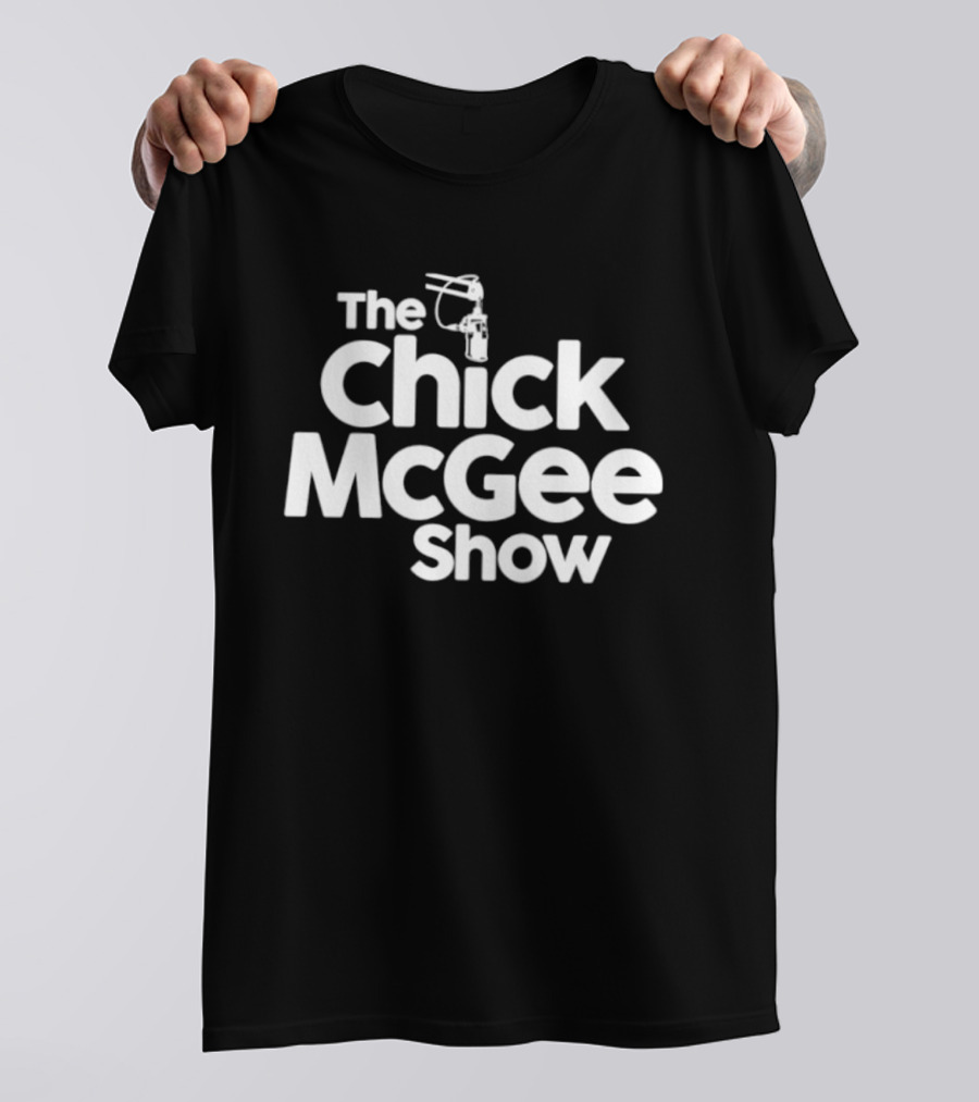 The Chick McGee Show Podcast Mic T-Shirt