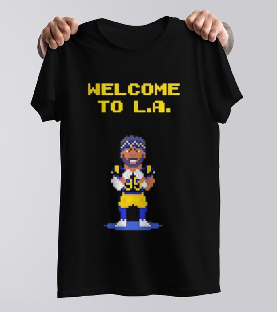 Welcome To L.A. Aaron Donald Los Angeles Rams Video Game T-Shirt