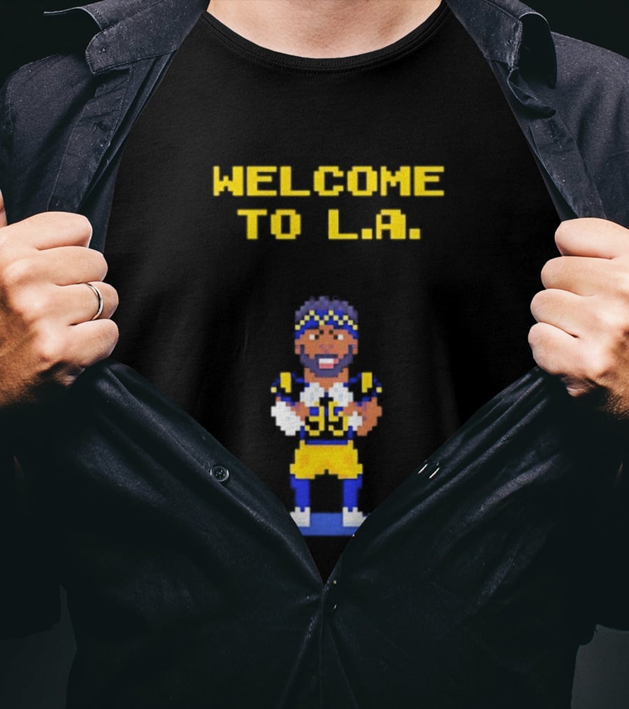 Welcome To L.A. Aaron Donald Los Angeles Rams Video Game T-Shirt