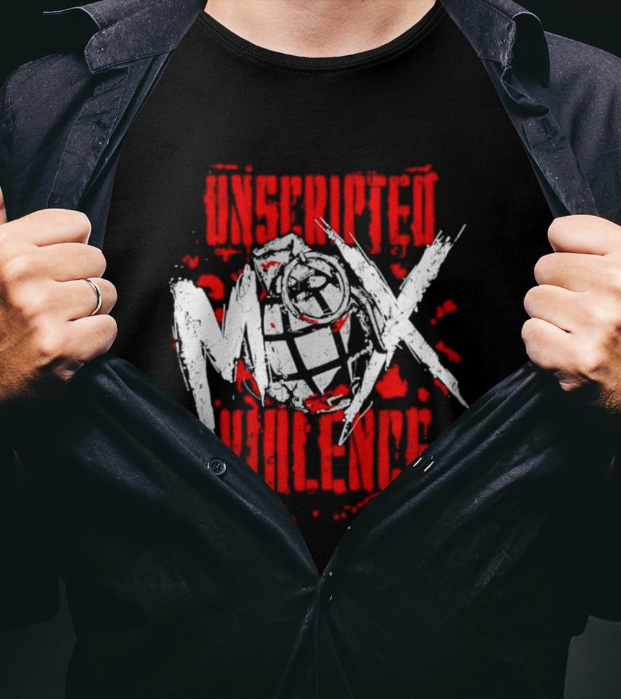 AEW Unscripted Violence Mox Grenade T-Shirt