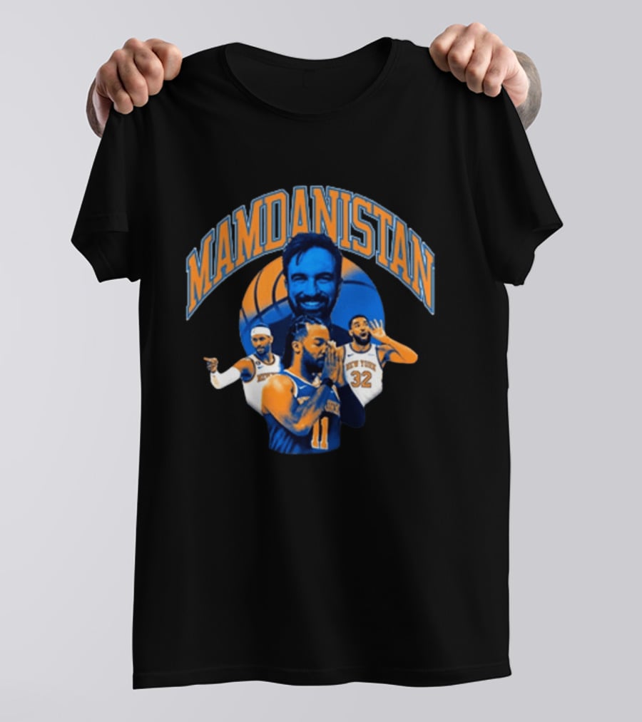 MAMDANISTAN Alien Workshop New York Knicks T-Shirt