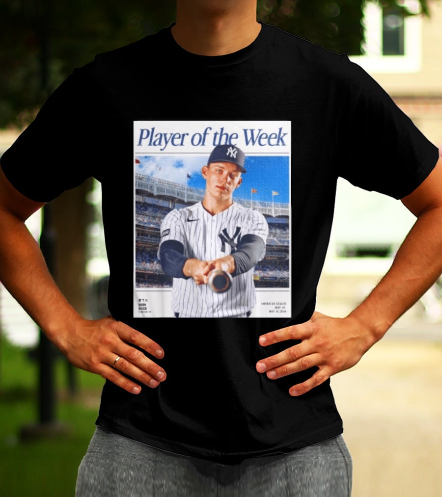 American League May 25 May 31 2026 Ben Rice Player Of The Week Yankees T-Shirt
