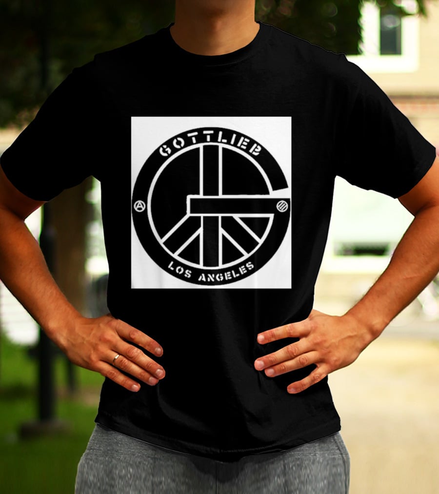 Gottlieb Peace Symbol Circle Los Angeles T-Shirt