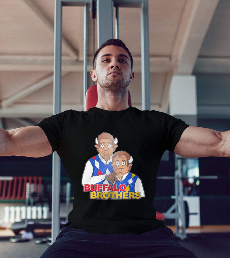 Buffalo Brothers Buffalo Bills Football 2026 Cartoon T-Shirt