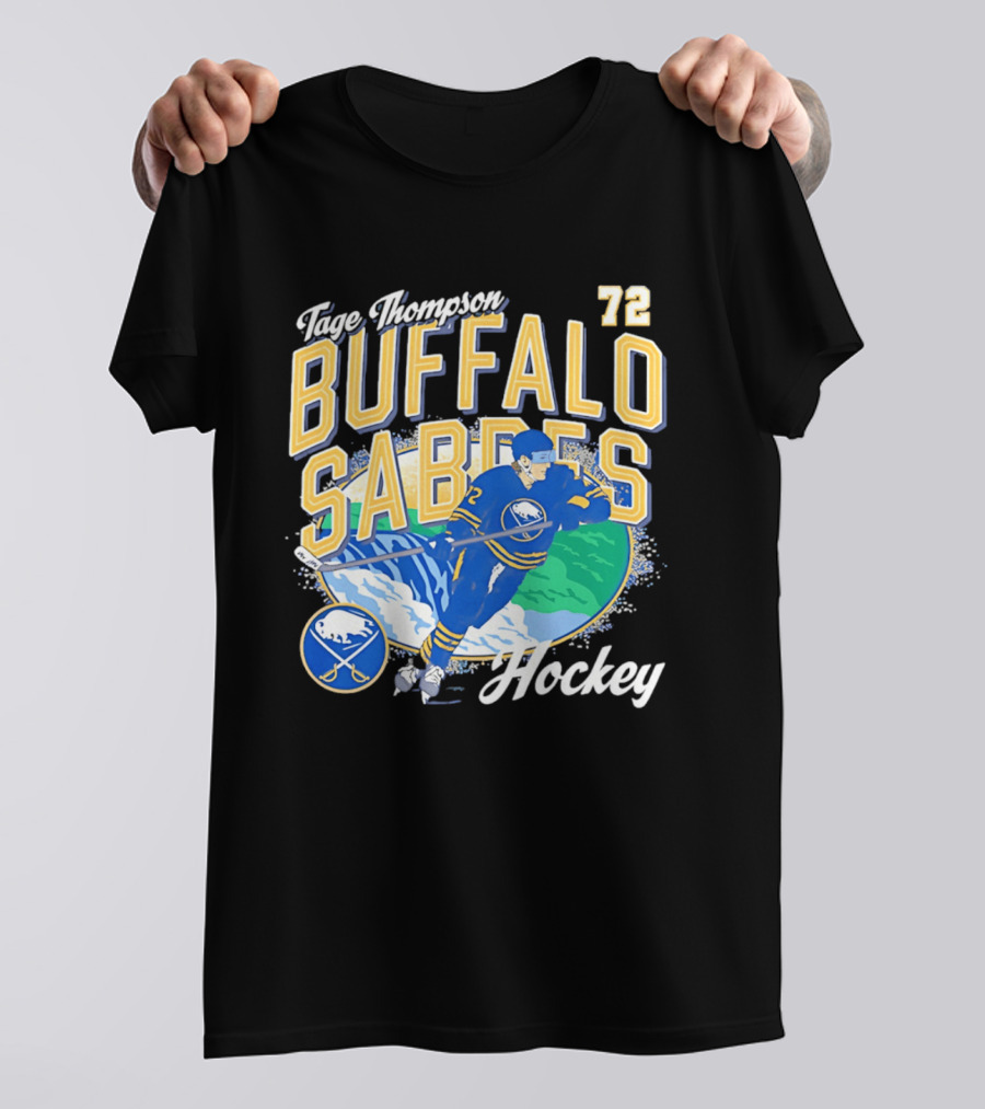 Tage Thompson 72 Buffalo Sabres Hockey Player T-Shirt