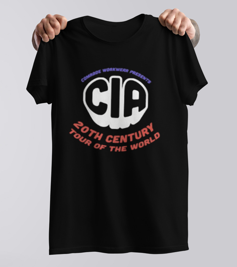CIA 20th Century Tour Of The World George Widener Presents T-Shirt