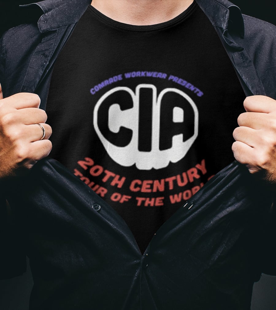CIA 20th Century Tour Of The World George Widener Presents T-Shirt