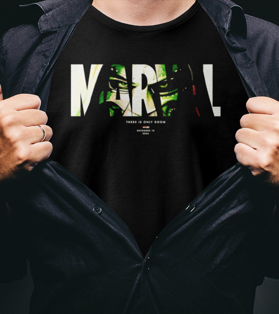 Doctor Doom Marvel Studios There Is Only Doom December 18 2026 Movie Marvel T-Shirt