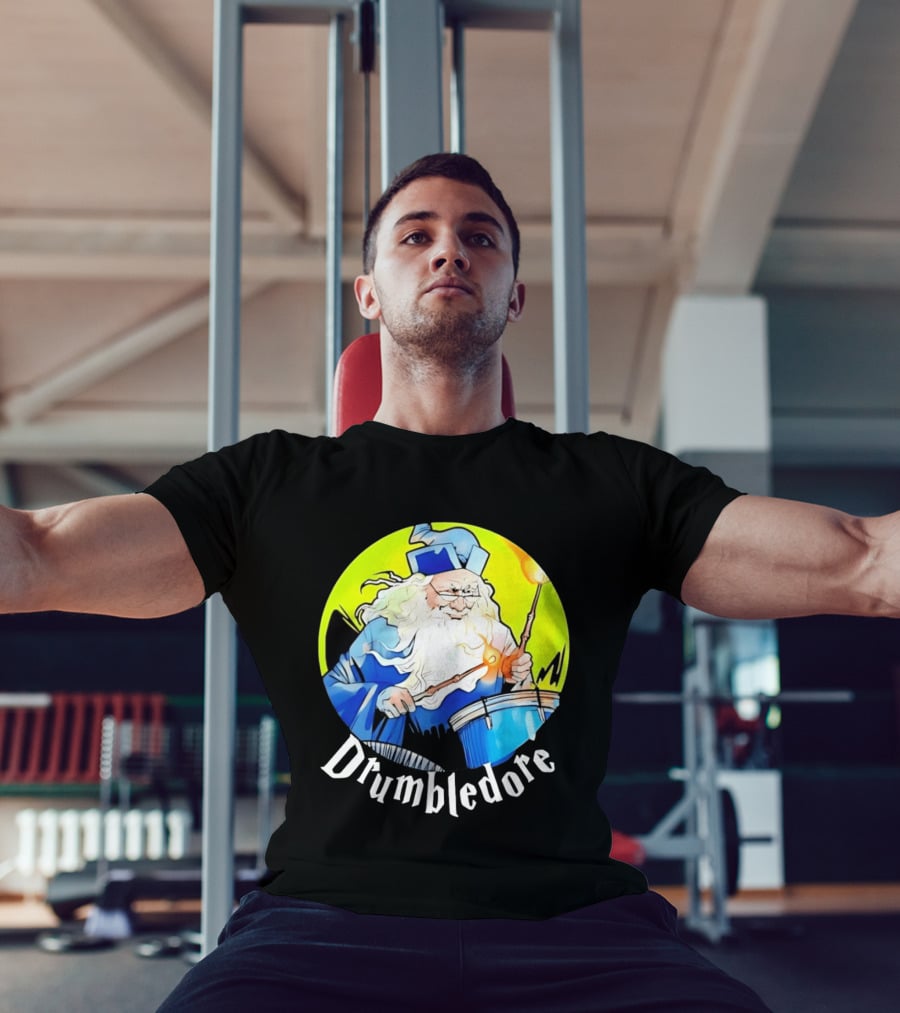 Drumbledore Wizards Percussionist Fantasy Magic T-Shirt