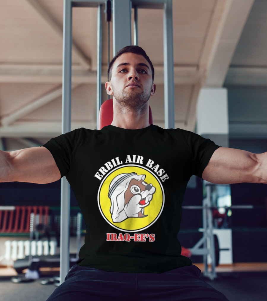 Erbil Air Base Iraq Eef's Cartoon T-Shirt
