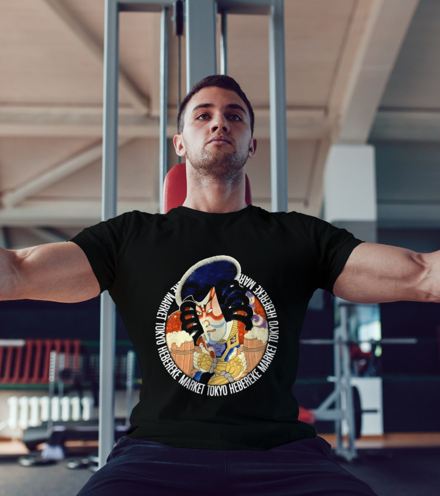 Kabuki Warrior Hebereke Market Tokyo Beer T-Shirt