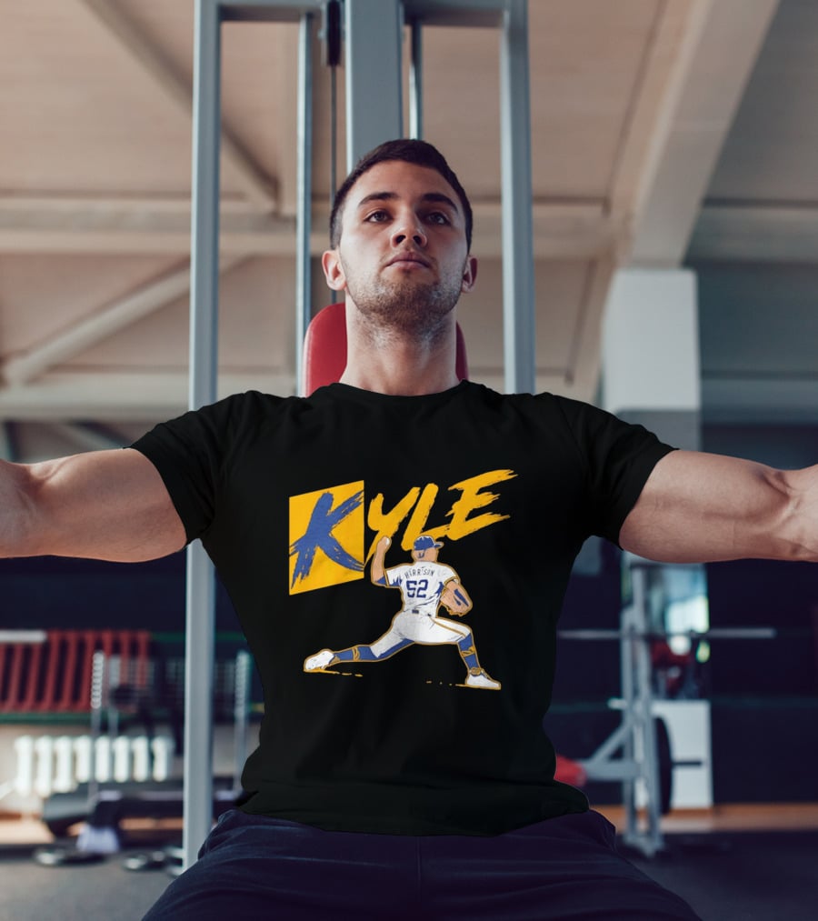 Kyle Harrison 52 Milwaukee Brewers MLB Baseball K Sign T-Shirt