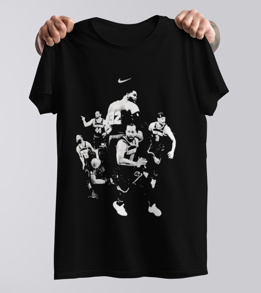 New York Knicks Collage Evan Fournier Teammates Nike Basketball T-Shirt