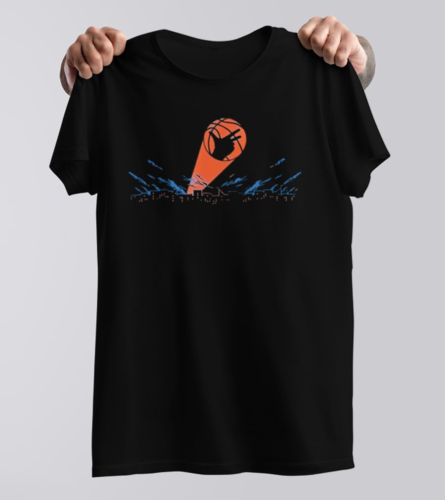 New York Knicks Superhero Basketball Smash NBA Fan Gear T-Shirt