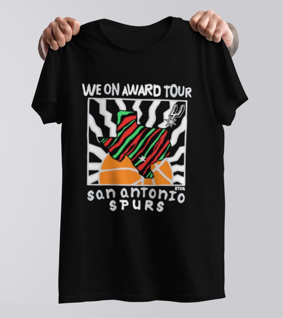 San Antonio Spurs We On Award Tour A Tribe Called Quest Basketball Texas T-Shirt
