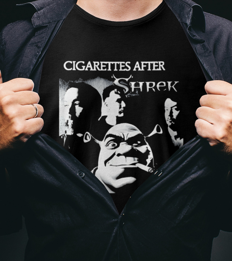 Cigarettes After Shrek Smoking Smutty Memories T-Shirt