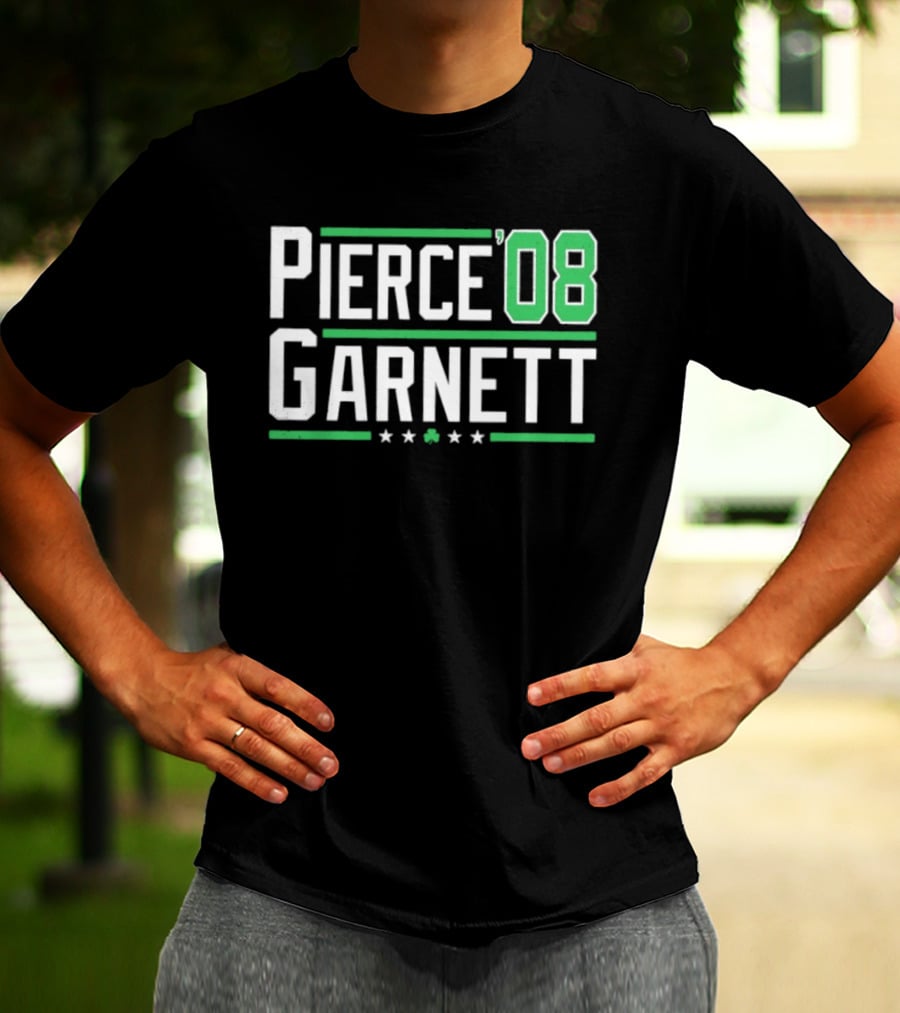 Pierce Garnett '08 Boston Celtics Basketball Stars T-Shirt