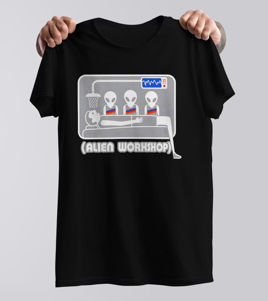 Victor Wembanyama Alien Workshop UFO Basketball Experiment T-Shirt
