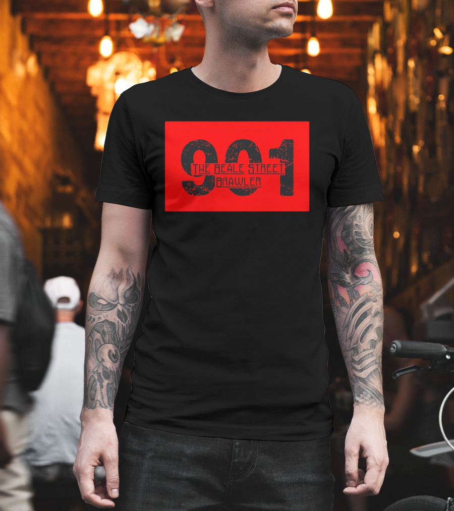 901 Beale Street Brawler Memphis Pride T-Shirt
