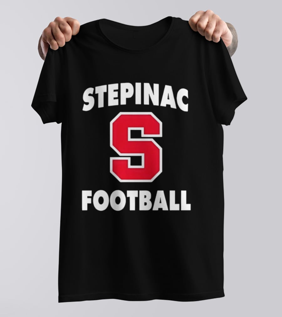 Stepinac Football Red S Bold Lettering T-Shirt