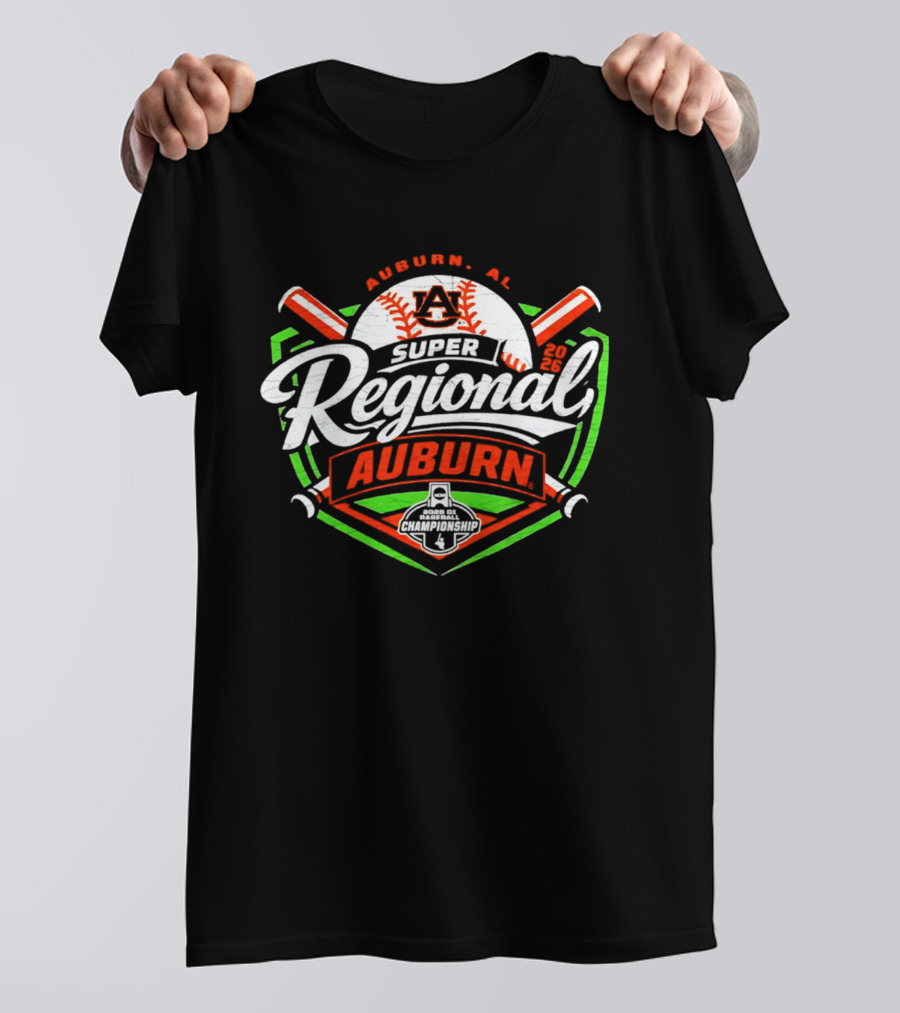 Auburn AL Super Regional Baseball 2023 T-Shirt