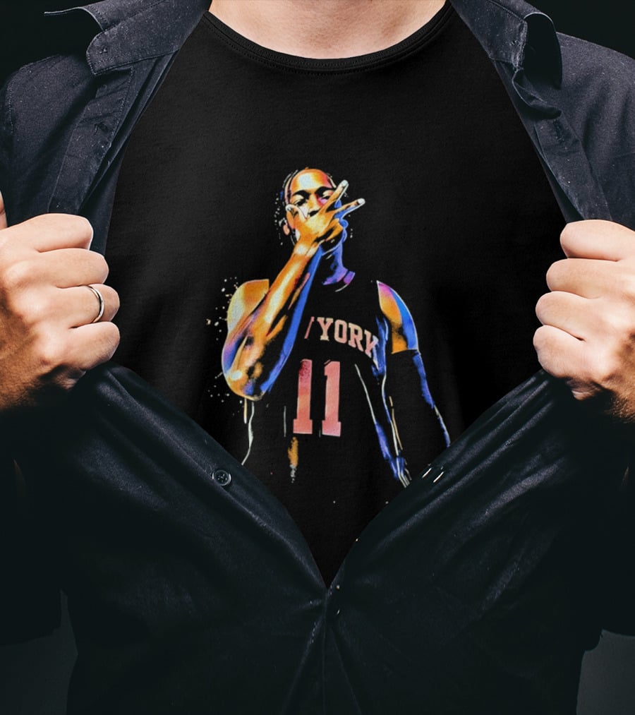 Ben Stiller Wears Jalen Brunson New York 11 T-Shirt