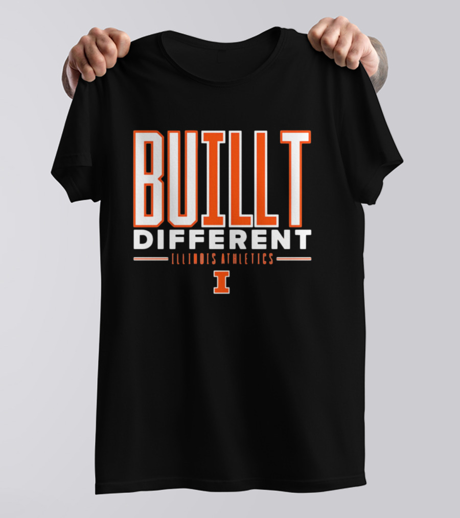 BuILLt Different Illinois Athletics I T-Shirt
