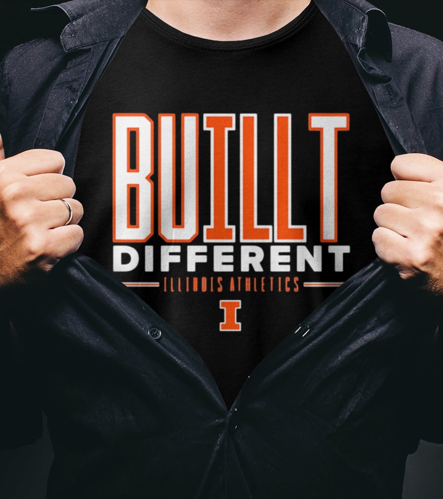 BuILLt Different Illinois Athletics I T-Shirt
