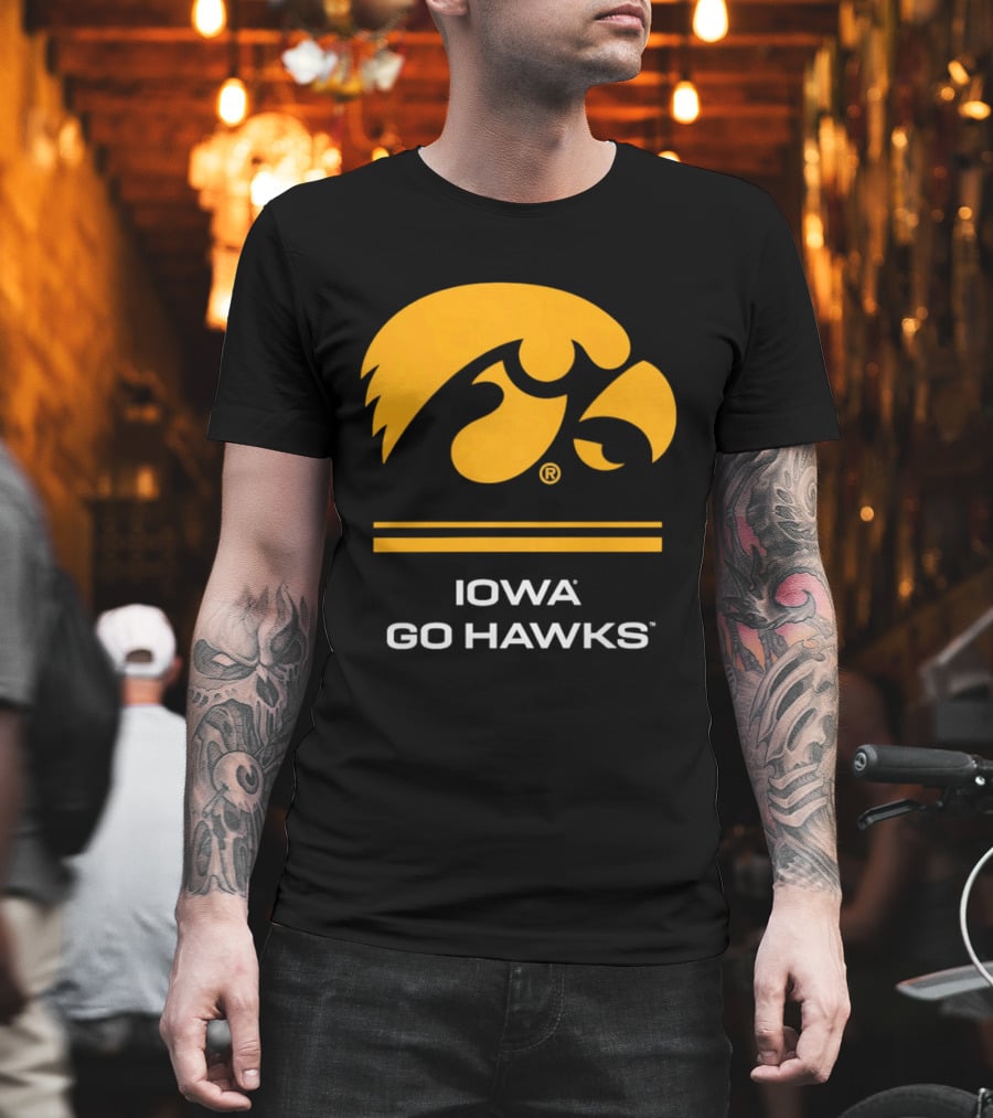 Iowa Hawkeyes Go Hawks T-Shirt