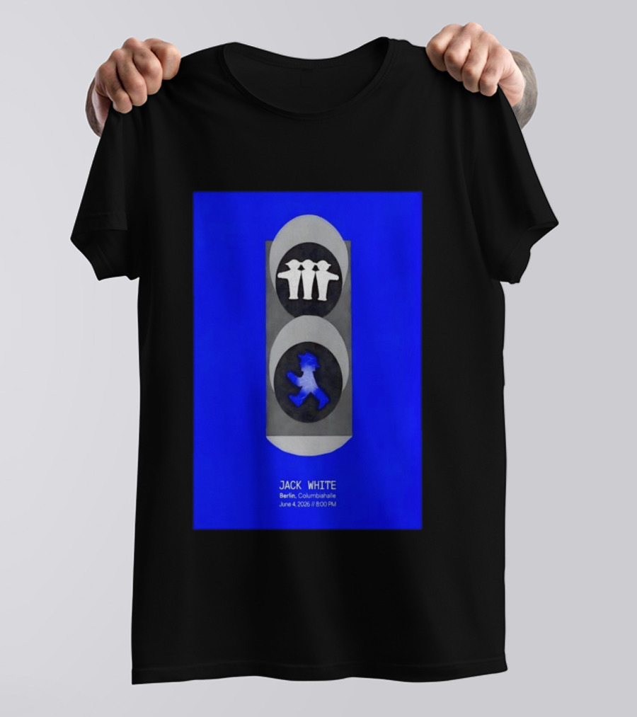 Jack White Berlin Columbiahalle June 4 2026 Ampelmann Traffic Light Icon Concert 8PM T-Shirt